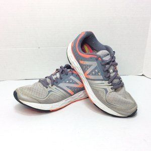 New Balance Women's Fresh Foam Vongo Running Shoes WVNGOSP Grey Orange Size 10